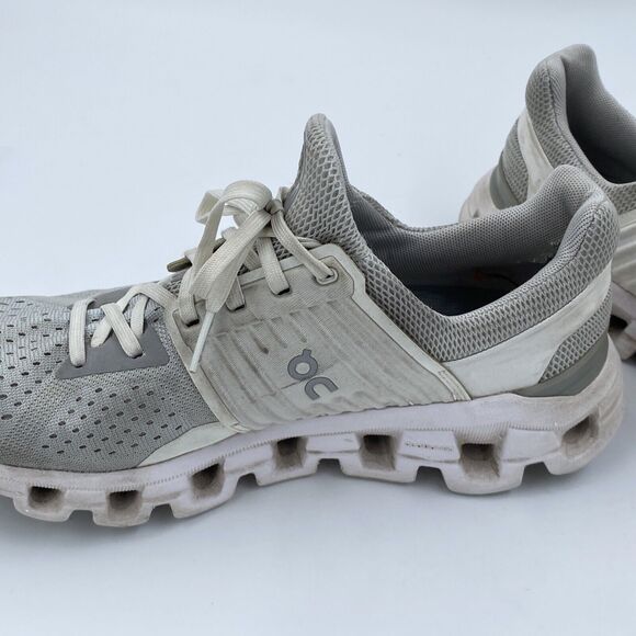 On Cloud Cloudswift Low Top Running Sneakers Women Sz W8.5 Gray Helion Cloudtec - Picture 2 of 16